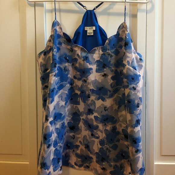 J Crew Scalloped Tank